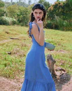 The Tie Strap Ruffle Floral Dress 19 The Tie Strap Ruffle Floral Dress -CINN Clothing Shop 0225 3056 583940