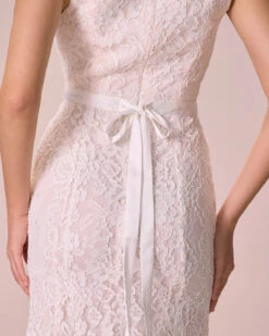 The White Floral Lace Mermaid Midi Dress 11 The White Floral Lace Mermaid Midi Dress -CINN Clothing Shop 0327RIHOAS 2175