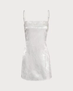 The White Jacquard Sling Mini Dress 13 The White Jacquard Sling Mini Dress -CINN Clothing Shop 0 083ff0a9 42f0 4b33 bb27 c5325cdc1fe0