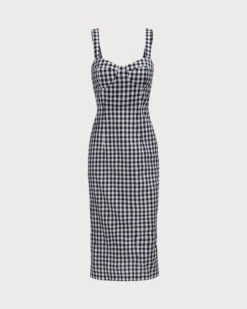 The Black Sweetheart Neck Plaid Midi Dress 14 The Black Sweetheart Neck Plaid Midi Dress -CINN Clothing Shop 0 19c49f00 f6ea 4b8c 84e4 be5c4ded6ebc