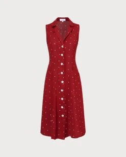 The Red V Neck Polka Dot Tie Back Midi Dress 11 The Red V Neck Polka Dot Tie Back Midi Dress -CINN Clothing Shop 0 1d5e5897 5607 4935 9a5c baac5d1c0382 985350