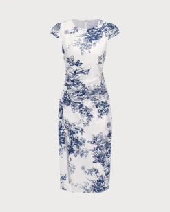 The Round Neck Cap Sleeve Floral Midi Dress 11 The Round Neck Cap Sleeve Floral Midi Dress -CINN Clothing Shop 0 6671677c 9bd6 4563 9f37 0c4162f4f520