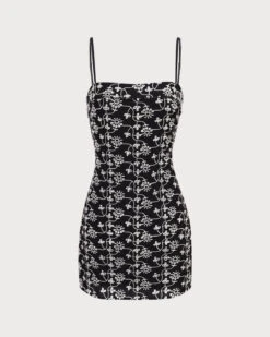 The Black Floral Embroidery Cotton Slip Mini Dress 11 The Black Floral Embroidery Cotton Slip Mini Dress -CINN Clothing Shop 0 76d5abc6 effa 4051 951c 4e34b6dce689