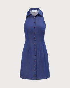 The Navy Shirt Collar Button Front Mini Dress 14 The Navy Shirt Collar Button Front Mini Dress -CINN Clothing Shop 0 81fa293e 986e 4b3d b4e0 2c757acec968