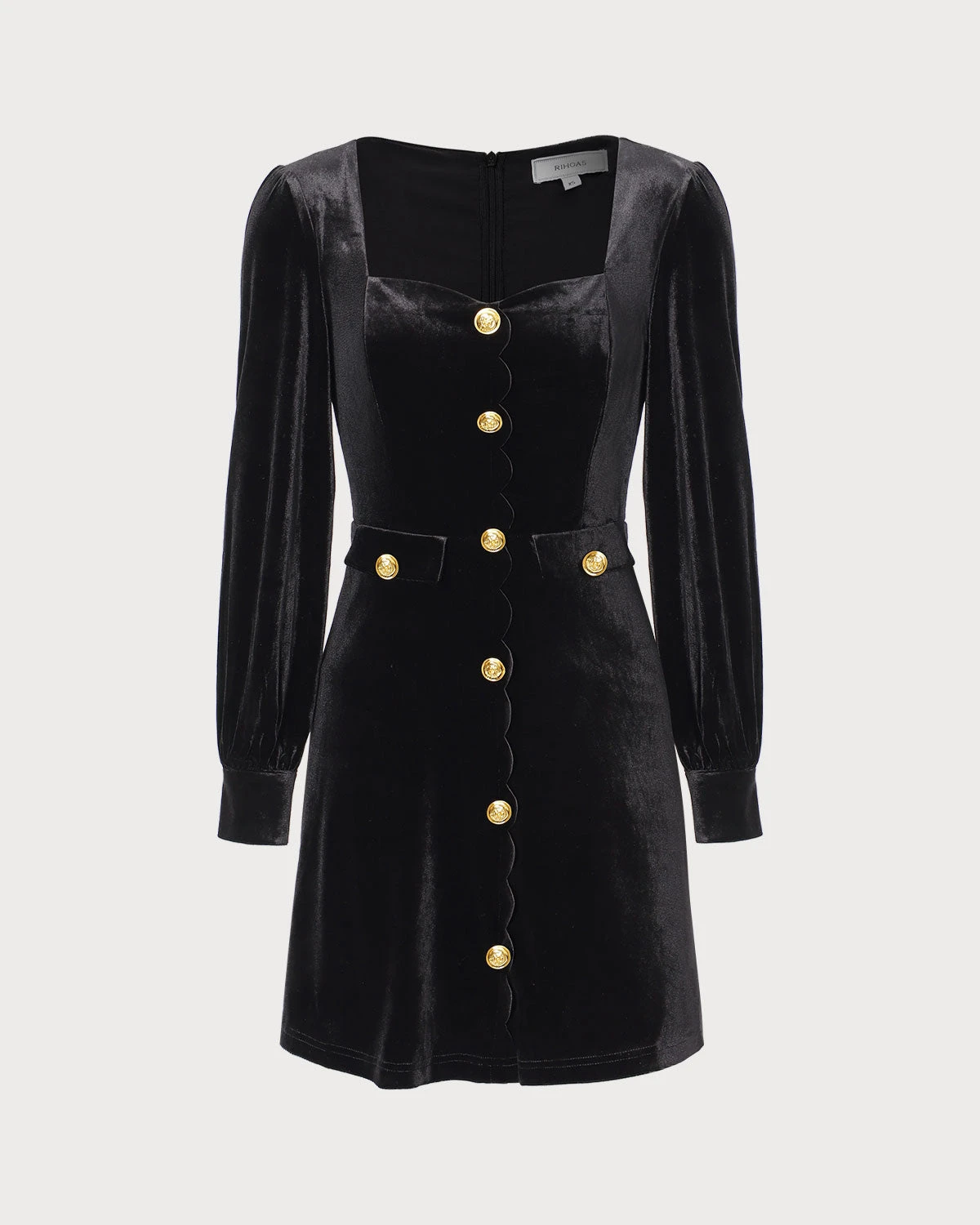 The Black Sweetheart Neck Velvet Mini Dress 6 The Black Sweetheart Neck Velvet Mini Dress - Image 6