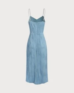 The Blue Wave Textured Pearl Strap Midi Dress 13 The Blue Wave Textured Pearl Strap Midi Dress -CINN Clothing Shop 2 885993f5 264e 43d5 8cc9 12594b76ef2f 619208