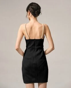 The Black Water Ripple Textured Pearl Strap Mini Dress 7 The Black Water Ripple Textured Pearl Strap Mini Dress -CINN Clothing Shop 3 363ea1b8 d847 48cd 89bb 8ce44898c6dc 160730