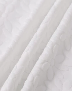 The White Floral Textured Pearl Slip Midi Dress -CINN Clothing Shop IMG 2606