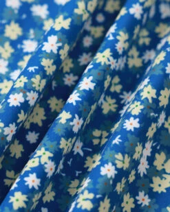 The Blue Floral Frill Trim Midi Dress 11 The Blue Floral Frill Trim Midi Dress -CINN Clothing Shop IMG 6842