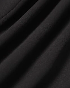 The Black Stand Collar Sheer Slit Mini Dress 15 The Black Stand Collar Sheer Slit Mini Dress -CINN Clothing Shop IMG 7102