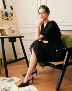 The Puff Sleeve Backless Midi Dress -CINN Clothing Shop midi dresses the puff sleeve backless midi dress 37503954976981