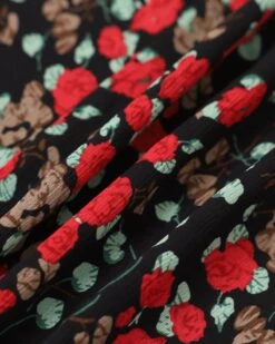 The V Neck Button Floral Midi Dress -CINN Clothing Shop midi dresses the v neck button floral midi dress 37681831051477