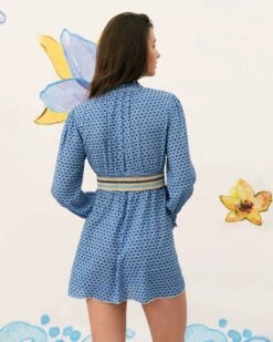 The Frill Trim Tie Neck Mini Dress 9 The Frill Trim Tie Neck Mini Dress -CINN Clothing Shop mini dresses the frill trim tie neck mini dress 38002259067093