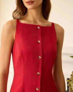 The Beige Boat Neck Button Mini Dress 18 The Beige Boat Neck Button Mini Dress -CINN Clothing Shop the beige boat neck button mini dress dresses dzn0aq