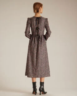 The Black Floral Hollow Out Back Maxi Dress 9 The Black Floral Hollow Out Back Maxi Dress -CINN Clothing Shop the black floral hollow out back maxi dress dresses lqv4na