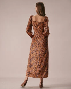 The Brown Sweetheart Neck Zebra Maxi Dress 9 The Brown Sweetheart Neck Zebra Maxi Dress -CINN Clothing Shop the brown sweetheart neck zebra maxi dress dresses oqggpj