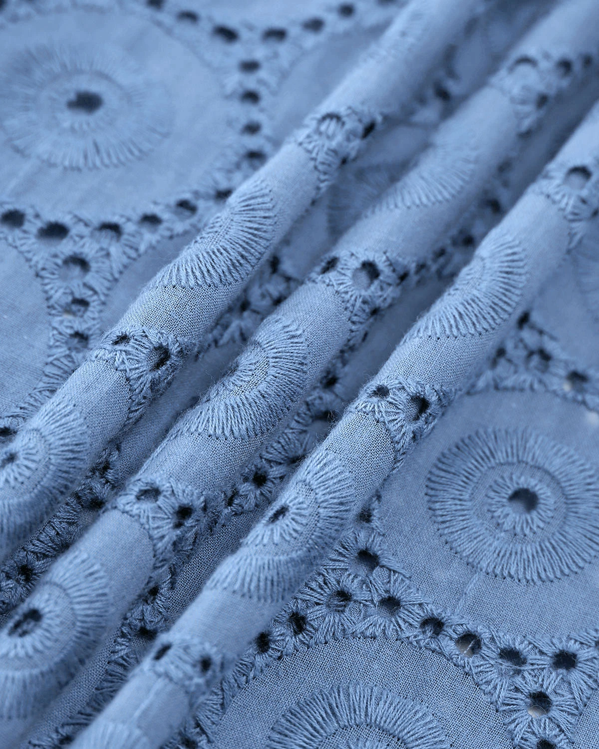 The Blue Puff Sleeve Cutout Slit Maxi Dress 7 The Blue Puff Sleeve Cutout Slit Maxi Dress - Image 7