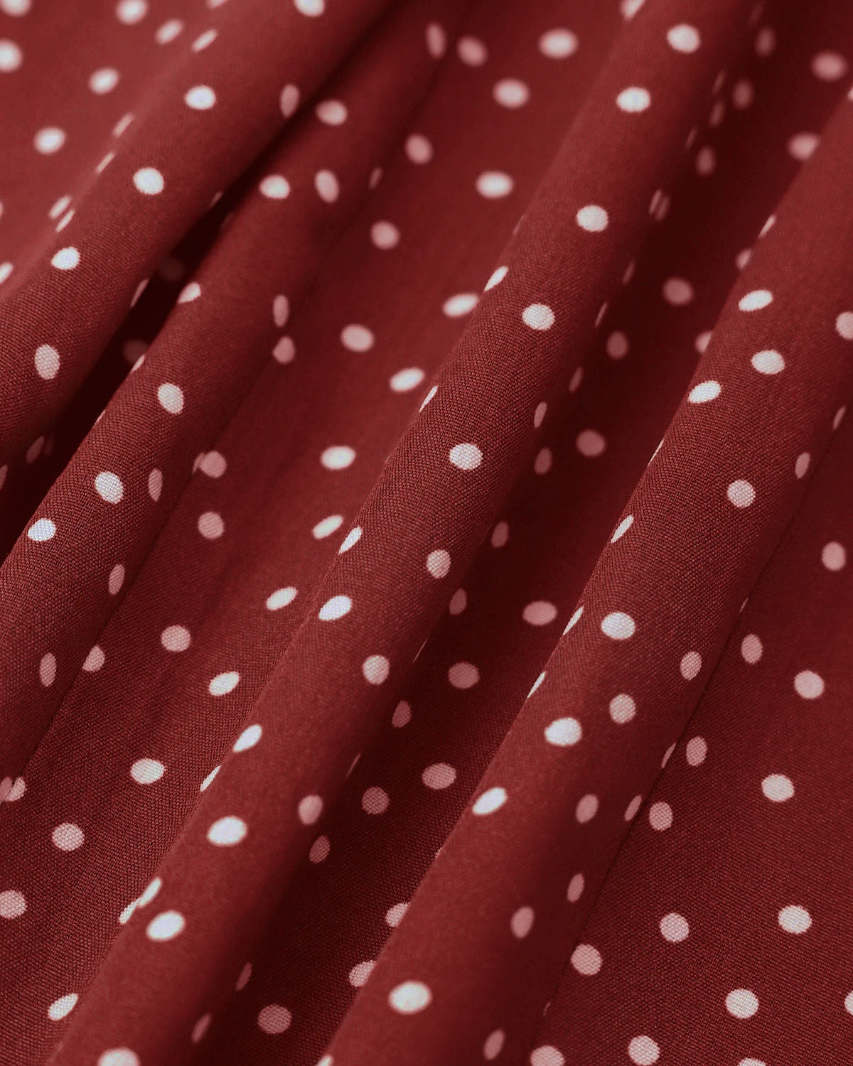 The Red Frill Trim Side Split Midi Dress 3 The Red Frill Trim Side Split Midi Dress - Image 3