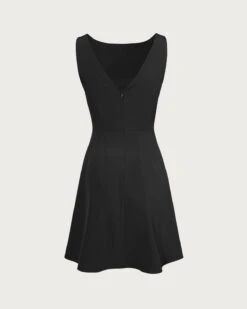 The Black Boat Neck High Waisted Mini Dress 11 The Black Boat Neck High Waisted Mini Dress -CINN Clothing Shop the red boat neck solid mini dress dresses bhhgt6 1408d031 10d0 4273 8446 b2f74f9c13e6