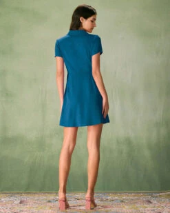 The Blue Lapel Button Mini Dress 7 The Blue Lapel Button Mini Dress -CINN Clothing Shop the red lapel button mini dress dresses xr2ipq 006050cf 3c7b 4a81 aeec 6d5691ff5a12