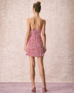 The Red Sweetheart Neck Floral Mini Dress 13 The Red Sweetheart Neck Floral Mini Dress -CINN Clothing Shop the sweetheart neck floral mini dress dresses 3dpb60