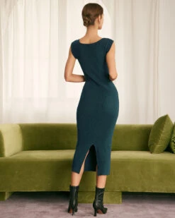 The Dark Green Sweetheart Neck Sweater Midi Dress 7 The Dark Green Sweetheart Neck Sweater Midi Dress -CINN Clothing Shop the sweetheart neck sweater dress dresses aurhoa bf15c31b d31d 4d78 99e2 f040e3f62105