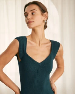 The Dark Green Sweetheart Neck Sweater Midi Dress 6 The Dark Green Sweetheart Neck Sweater Midi Dress -CINN Clothing Shop the sweetheart neck sweater dress dresses bl4hkj 52a39c46 678f 4ce4 9137 dbcaf82e1bf8