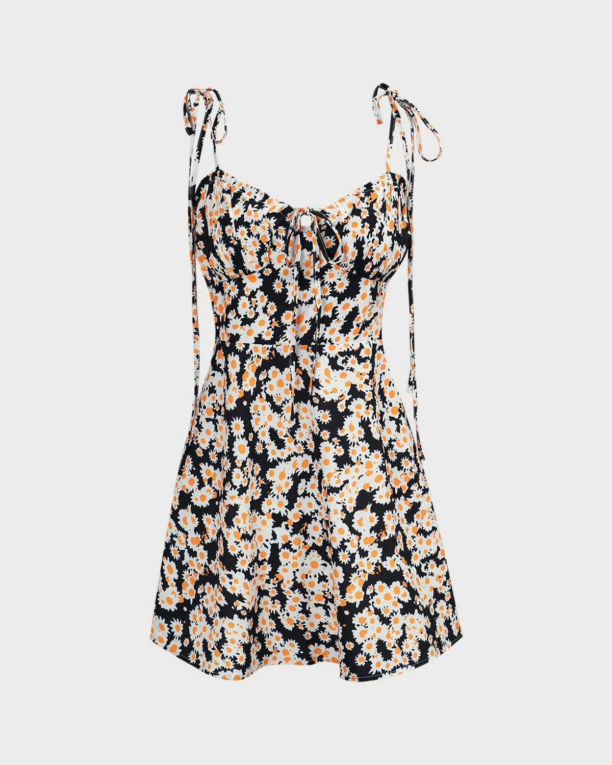 The Black Ruched Daisy Slip Mini Dress 7 The Black Ruched Daisy Slip Mini Dress - Image 7