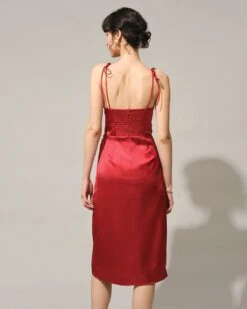 The Solid Sweetheart Neck Tie Shoulder Slit Midi Dress 24 The Solid Sweetheart Neck Tie Shoulder Slit Midi Dress -CINN Clothing Shop the tie shoulder slit midi dress dresses uuog8u 6cfb7644 0e1f 4a00 b985 b16ce616e44c 804803