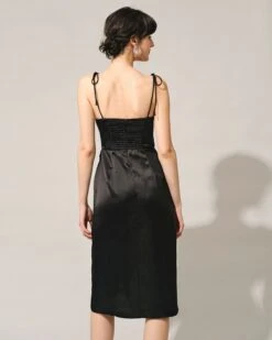 The Solid Sweetheart Neck Tie Shoulder Slit Midi Dress 29 The Solid Sweetheart Neck Tie Shoulder Slit Midi Dress -CINN Clothing Shop the tie shoulder slit midi dress dresses z43u9q 198ce4b8 0477 4538 9141 1298e53467df