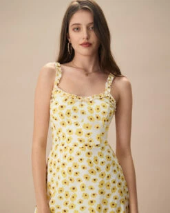 The Yellow Daisy Ruffle Slip Midi Dress 6 The Yellow Daisy Ruffle Slip Midi Dress -CINN Clothing Shop the yellow daisy ruffle midi dress dresses 2d46lo